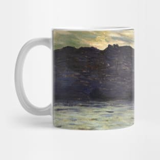 The Cliff, Etretat, Sunset by Claude Monet Mug